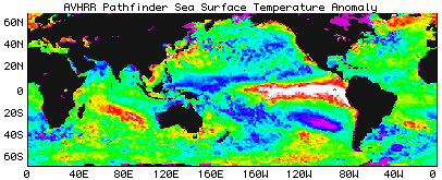 Global Sea Surface Temperature Data - 01/1998