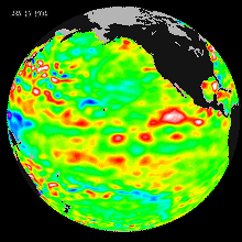 Global Sea Surface Height Data - 01/1994