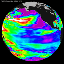 Global Sea Surface Height Data - 00/2001