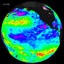 Global Sea Surface Temperature Data - 01/2001