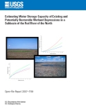 Estimating Water Storage Capacity of Existing and Potentially Restorable Wetland Depression in a Subbasin of the Red River of the North