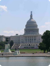 picture of the Capitol building in the District of Columbia