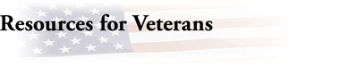 Resources for Veterans