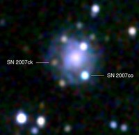 Swift Sees Double Supernova in Galaxy