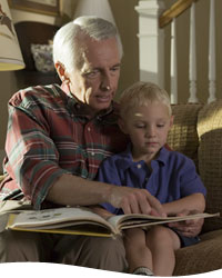 Governor Beshear and his grandson Nick.