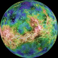 Magellan's map of Venus
