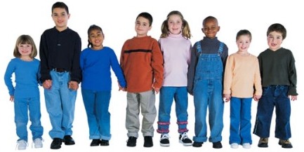 Photo of a group of children