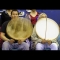 Two men with drums (PolarHusky.com)