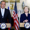Lavrov and Clinton at podiums (AP Images)