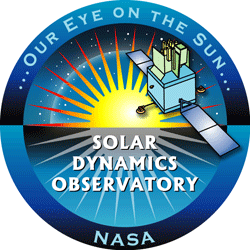 A graphic image that represents the SDO mission