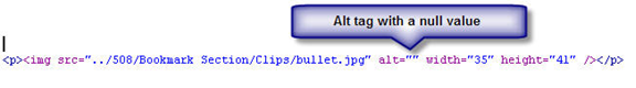 Null alt tag example