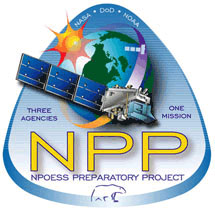 A graphic image that represents the NPOESS Preparatory Project (NPP) mission
