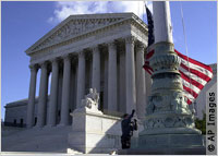 Exterior view of Supreme Court building (AP Images)