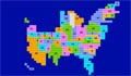 خريطة الولايات المتحدة الأميركية 