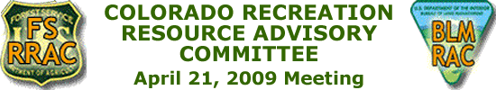 Colorado Recreation Resource Advisory Committee header