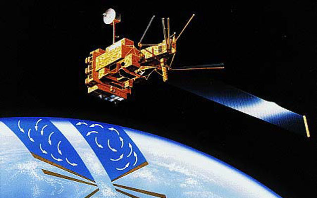 artist's concept of NASA Scatterometer
