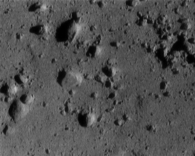 This image was taken from a range of just 250 meters (820 feet) during NEAR-Shoemaker’s decent to the surface. The image is 12 meters (39 feet) across.