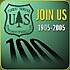 Join Us, 1905-2005: graphic with Forest Service shield casting a 100 shadow