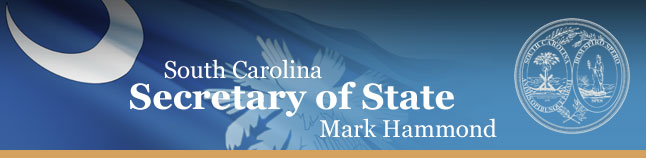 SC Secretary of State Office of Mark Hammond