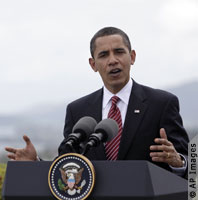 El presidente Obama durante su conferencia de prensa final en la Cumbre de las Américas el 19 de abril