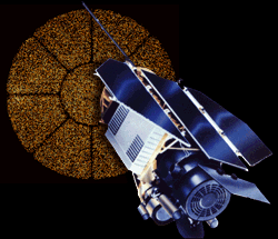 A graphic image that represents the ROSAT mission