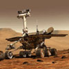 A graphic image that represents the Mars Exploration Rover - Spirit mission