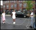 [Photo: Children jumping rope in the new Prospect Plaza neighborhood]