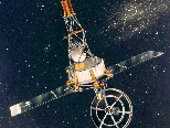 A graphic image that represents the Mariner Missions  mission