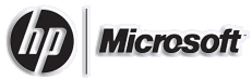 HP and Microsoft Logos