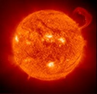 SOHO - Prominence on the Sun