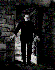 Boris Karloff as the Monster in Frankenstein