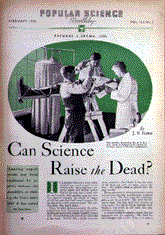 1935 Article: 'Can Science Raise the Dead?'