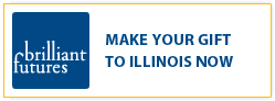 Brilliant Futures: The campaign for the University of Illinois at Urbana-Champaign logo
