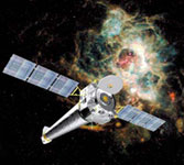A graphic image that represents the Chandra mission