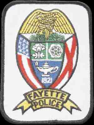 Photograph of Fayette, AL Police Department Patch