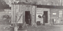 Image of the 1st ranger cabin/tourist shelter at El Morro National Monument