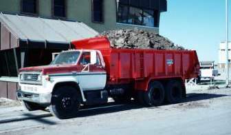 Solid Manure Ready for Transport to the Field for Application