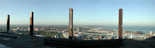 Western view from roof