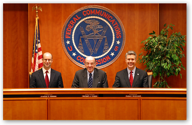 Commissioner Tate, Commissioner Copps, Chairman Martin, Commissioner Adelstein, Commissioner McDowell - January 2008