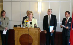 [Photo: Assistant Secretary Pam Patenaude speaking]