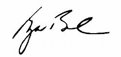Signature: George W. Bush