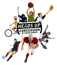 Heads Up: Concussion in Youth Sports Graphic