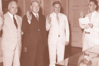 The first Board of Directory of the Federal Deposit Insurance Corporation was sworn in at the Treasury Department, Washington, D.C., on September 11, 1933.