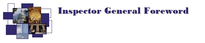 Inspector General Foreword