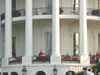 The live band on the White House balcony at the President´s HealthierUS initiative.