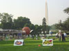 Various booths and displays at the White House for the President´s HealthierUS initiative.