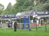 Pitching and batting cages at the White House for the President´s HealthierUS initiative.