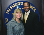 Dr. Dot Richardson, Vice Chair and Lynn Swann, Chairman