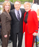 PCPFS Executive Director,  Melissa Johnson with Jack and Elaine LaLanne