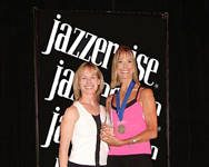 PCPFS Executive Director, Melissa Johnson and Jazzercise Founder and CEO Judi Sheppard Missett